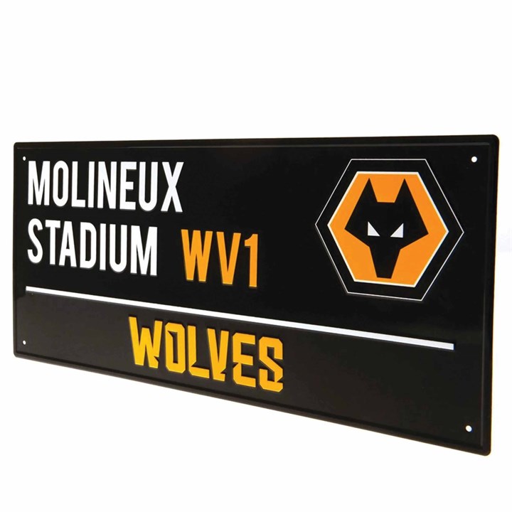 Wolverhampton FC Black Street Sign