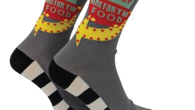 I'm Only Here For the Food Socks - Size 7 - 11