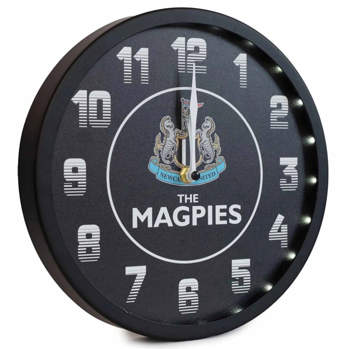 Newcastle United FC LED Wall Clock