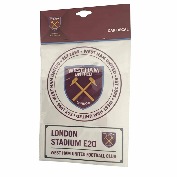 West Ham United FC Car Window Decal