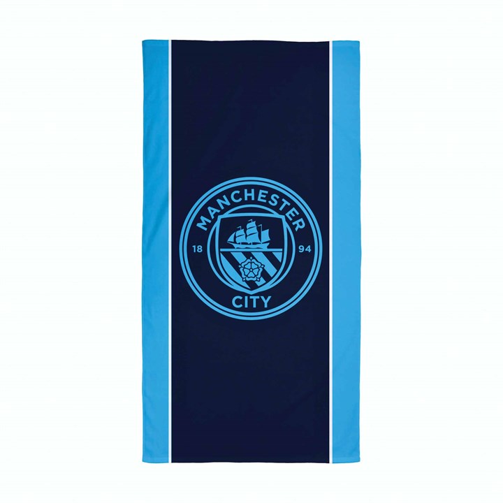 Manchester City FC Stripe Towel