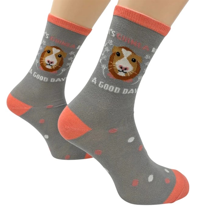 It’s Guinea Be a Good Day Socks – Size 4 – 8