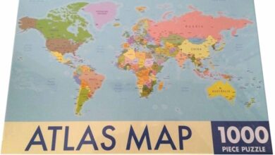 Atlas Map Jigsaw