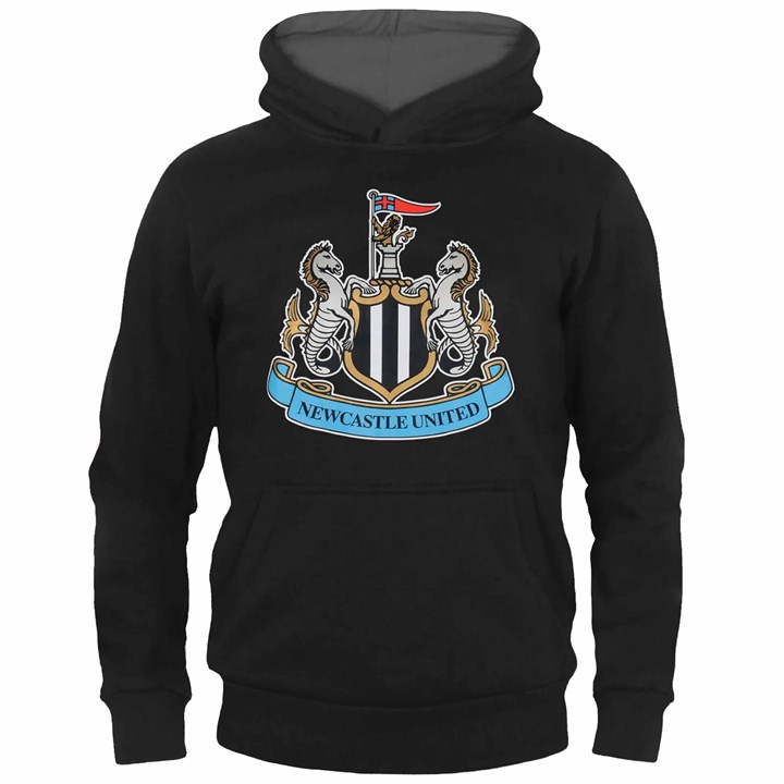 Newcastle United FC Boys Black Hoodie 12 – 13 Years