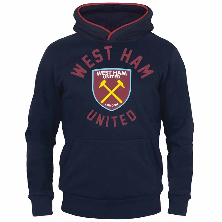 West Ham United FC Kids Navy Hoodie 10 – 11 Years