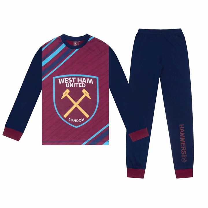 West Ham United FC Kids Long Pyjamas