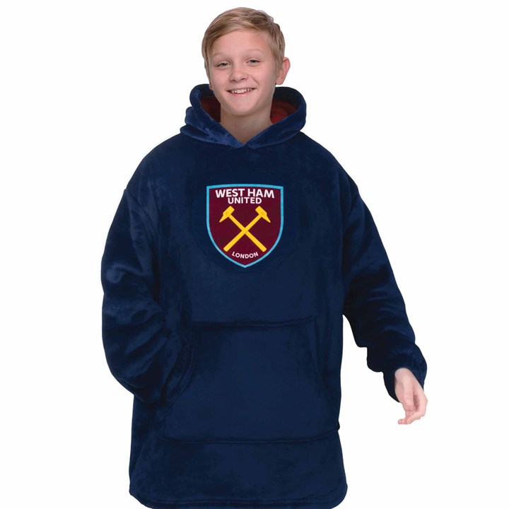West Ham United FC Kids Oversized Hoodie 10 – 14 Years