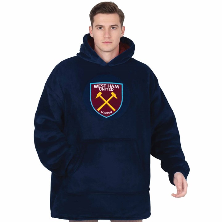 West Ham United FC Adult Oversized Hoodie XL – XXXL