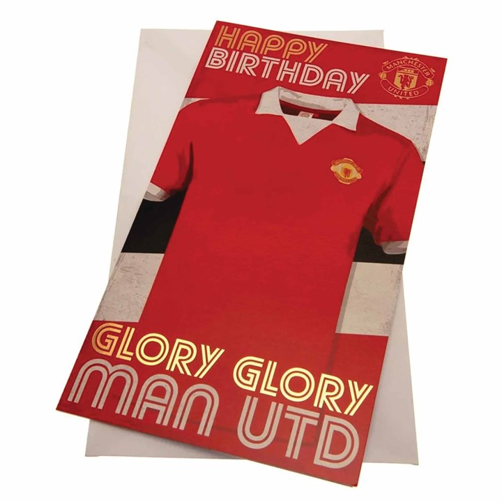 Manchester United FC Glory Birthday Card