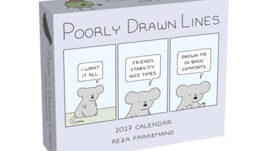 Poorly Drawn Lines Desk Calendar 2027