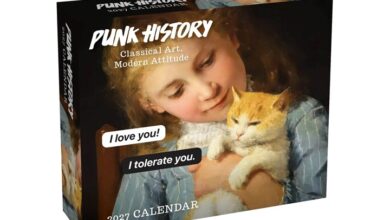 Punk History Desk Calendar 2027
