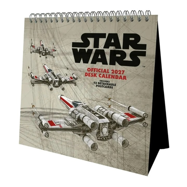 Disney Star Wars Easel Desk Calendar 2027