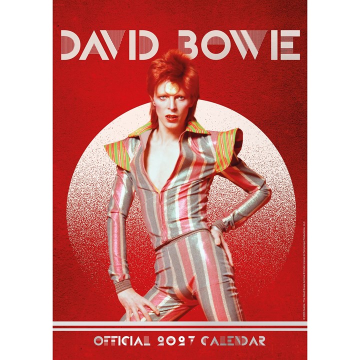 David Bowie A3 Calendar 2027