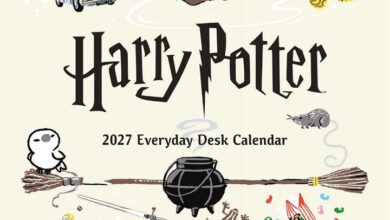 Harry Potter Desk Calendar 2027