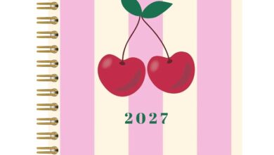 Cherry Spiral A5 Diary 2027
