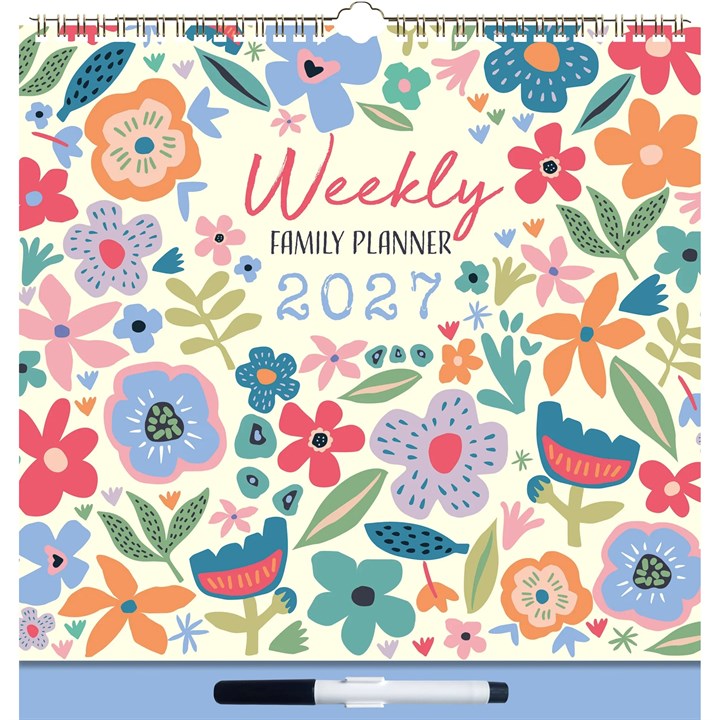 Floral Family Planner 2027
