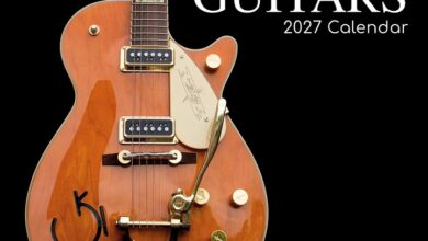 Iconic Guitars Calendar 2027