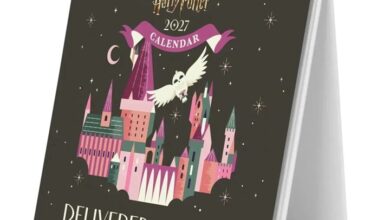 Harry Potter Easel Desk Calendar 2027