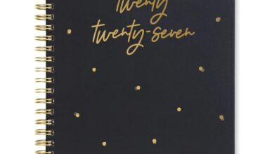 Celebrate Black A5 Diary 2027