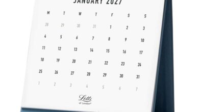 Conscious Ocean Easel Desk Calendar 2027