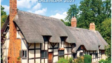 Beautiful England Calendar 2027