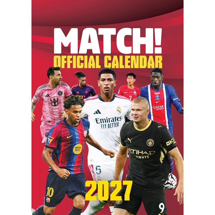 Match! Magazine A3 Calendar 2027