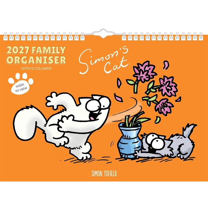Simon’s Cat A4 Family Planner 2027