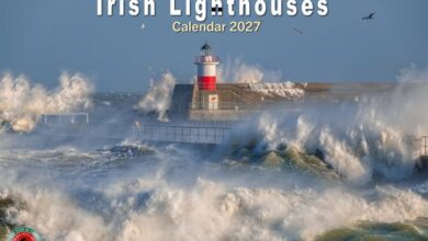 Irish Lighthouses A4 Calendar 2027