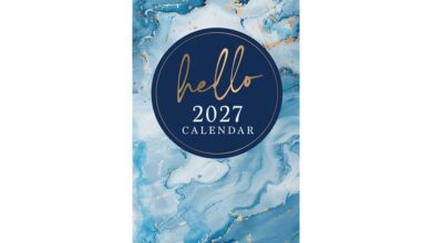 Hello Slim Calendar 2027