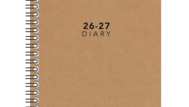 Kraft Academic Week To View A5 Diary 2026 - 2027