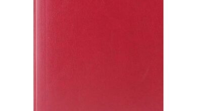 Red Hardback Day To View A4 Diary 2027