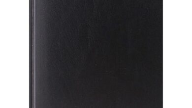 Black Hardback Day To View A5 Diary 2027