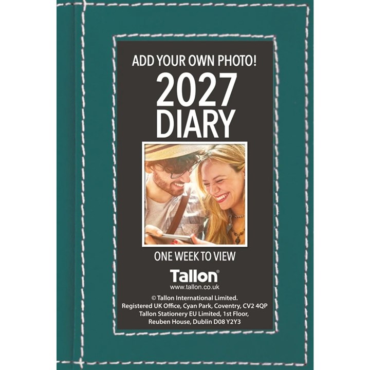 Green Photo Album Pocket Diary 2027