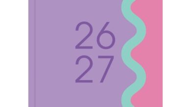 Purple Vibrant Academic Day To View A5 Diary 2026 - 2027