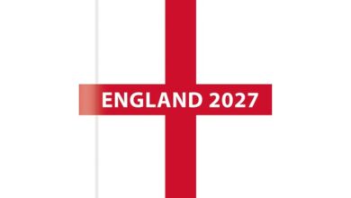 England Flag Slim Diary 2027