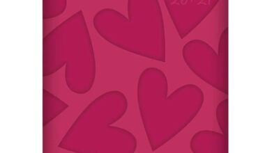 Red Hearts Academic A5 Diary 2026 - 2027