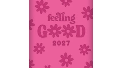 Pink Feeling Good Slim Diary 2027