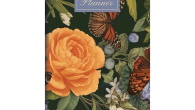 Vintage Blooms Monthly Slim Diary 2027 - 2028