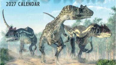 Dinosaurs Calendar 2027