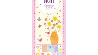 To My Nan Slim Calendar 2027