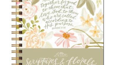 Scriptures & Florals A5 Diary 2027