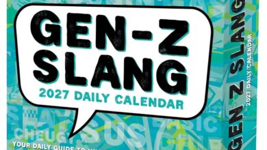 Gen Z Slang Desk Calendar 2027
