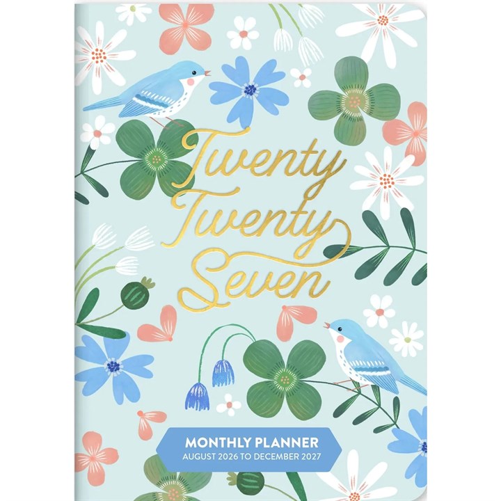 Birds & Blooms Monthly Pocket Diary 2026 – 2027