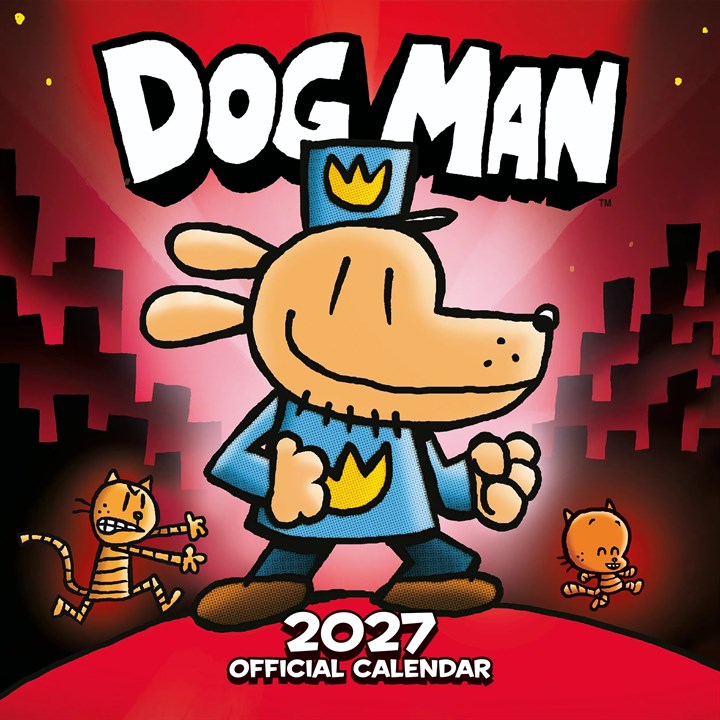 Dog Man Calendar 2027