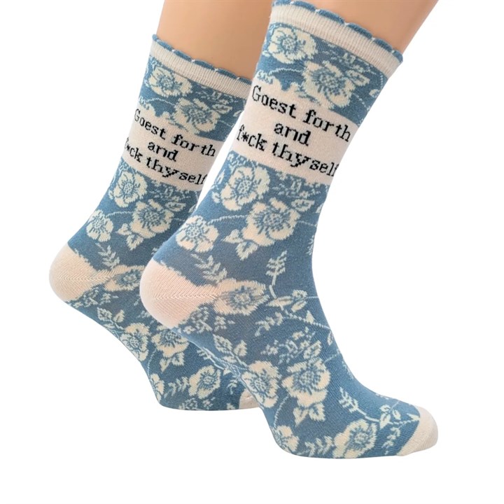 Goest Forth and F*ck Thyself Socks – Size 4 – 8