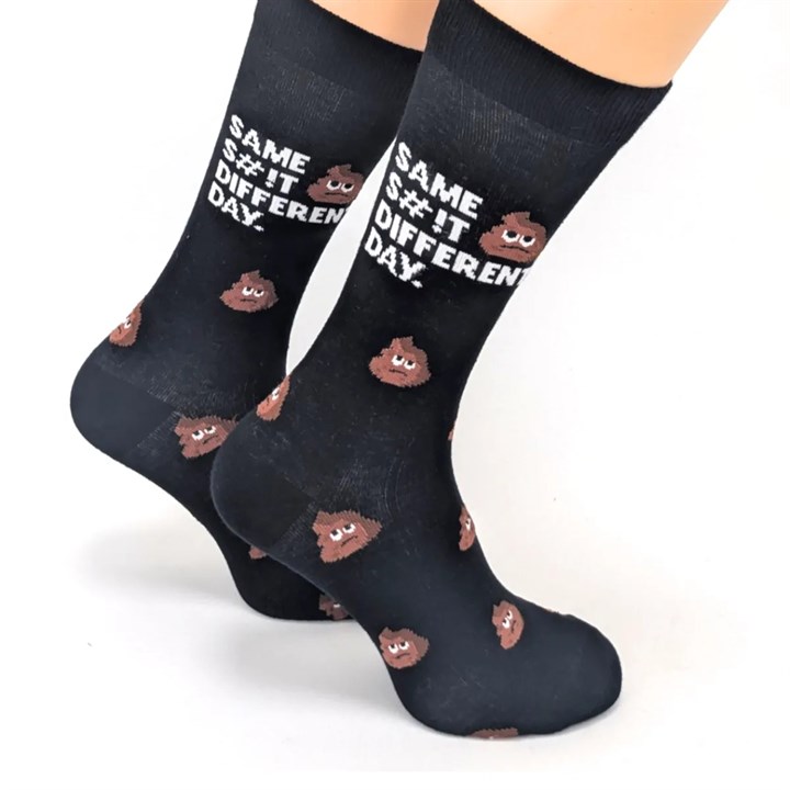 Same Sh*t Different Day Socks – Size 7 – 11