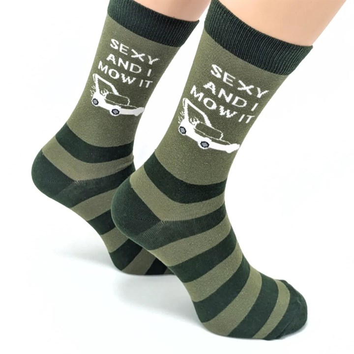 Sexy and I Mow It Socks – Size 7 – 11
