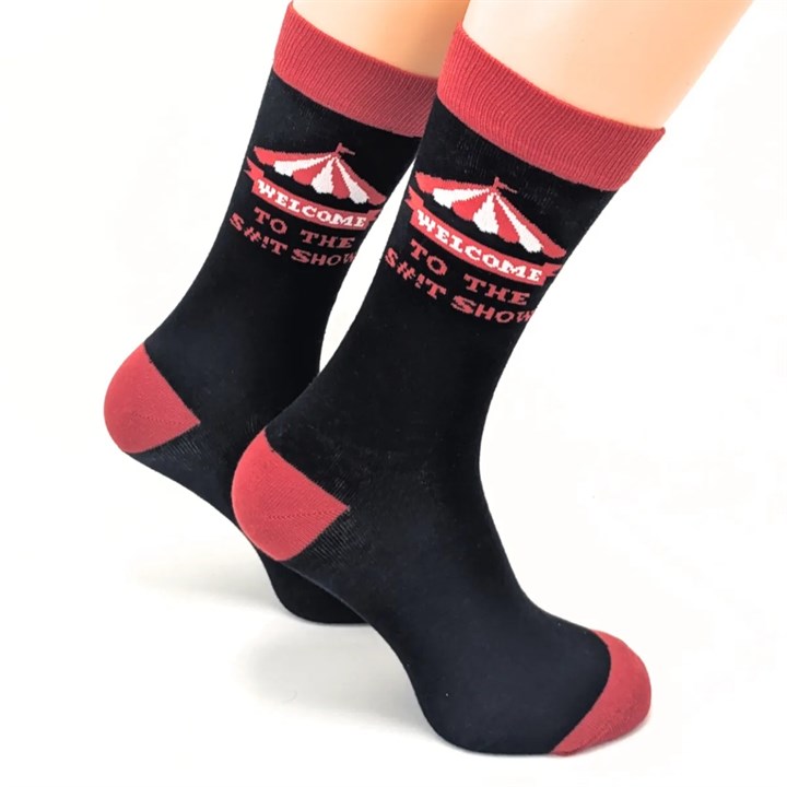Welcome to the Sh*t Show Socks – Size 7 – 11