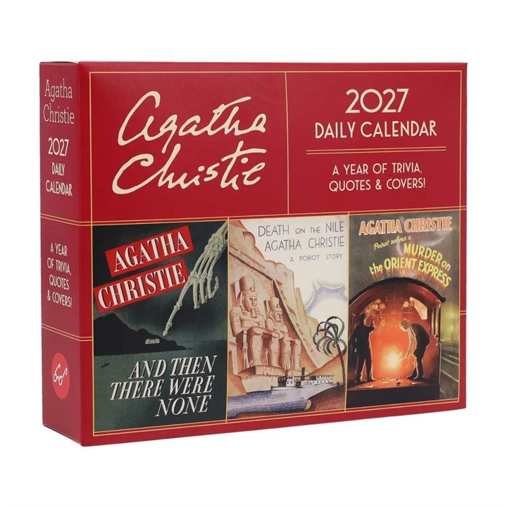 Agatha Christie Desk Calendar 2027
