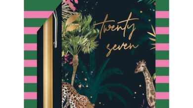 Safari Giftset with Pen Slim Diary 2027